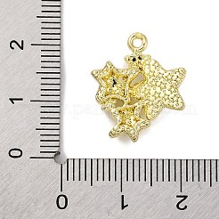 Alloy Rhinestone Pendants&nbsp;FIND-U024-05G