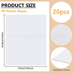 PP Plastic Sheets&nbsp;DIY-WH0430-761A