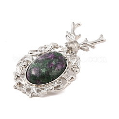 Natural Ruby in Zoisite Pendants&nbsp;G-A226-02P-09