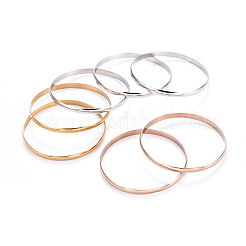 Fashion 201 Stainless Steel Bangle Sets&nbsp;BJEW-L664-024D-M-1