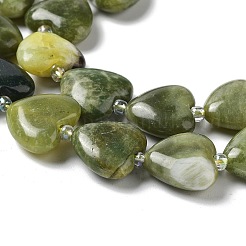 Natural Chinese Southern Jade Beads Strands&nbsp;G-E614-A20-01