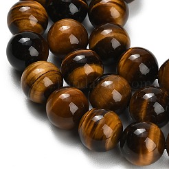 Natural Tiger Eye Beads Strands&nbsp;G-F173-12-14mm