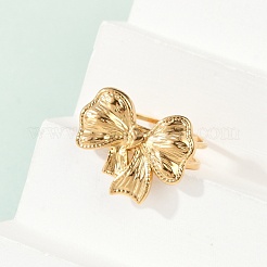 304 Stainless Steel Cuff Rings&nbsp;RJEW-D306-15G
