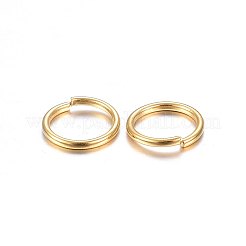 304 Stainless Steel Open Jump Rings&nbsp;X-STAS-O098-01G-12