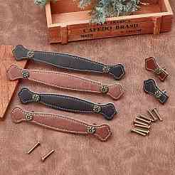 PU Leather Drawer Handles&nbsp;FIND-WH0052-55A