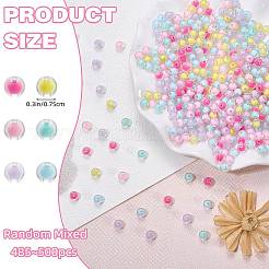 5 Bags Transparent Acrylic Beads&nbsp;TACR-SZ0001-31