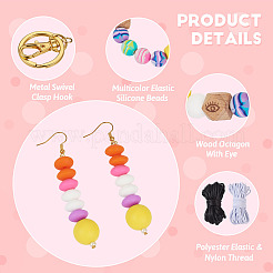DIY Keychain Bracelet Making Kit&nbsp;DIY-TA0004-19