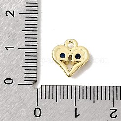 Brass Micro Pave Cubic Zirconia Pendants&nbsp;KK-L258-11G-01