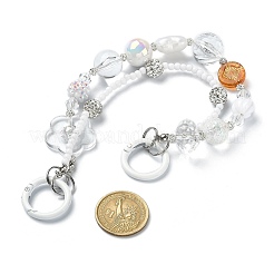Acrylic Beaded Mobile Straps&nbsp;HJEW-JM01057