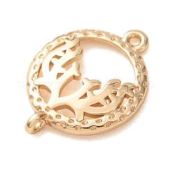 Brass Connector Charm&nbsp;KK-CBA2F8A-01G