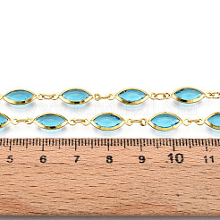 Brass Oval Link Chains&nbsp;CHC-N023-10B-G