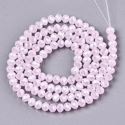 Electroplate Glass Beads Strands&nbsp;LS-EGLA-A034-J8mm-A09