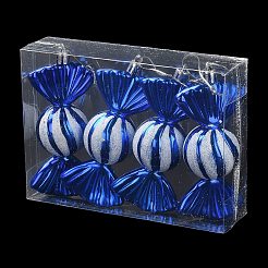 Christmas Electroplate Plastic Candy Pendants Decorations&nbsp;KY-D020-01E