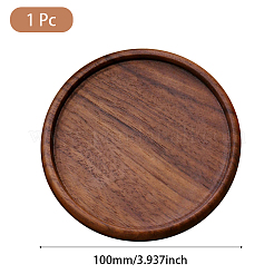 Black Walnut Wood Cup Mats&nbsp;WOOD-DJ0001-06D