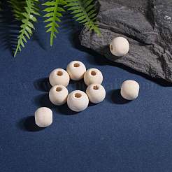 Unfinished Wood Beads&nbsp;X-WOOD-R196-12mm-LF