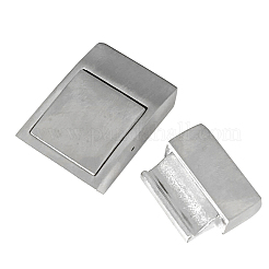 Tarnish Resistant 304 Stainless Steel Bayonet Clasps&nbsp;STAS-E440-01P