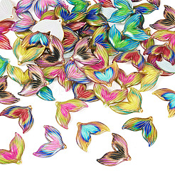 60Pcs Printed Translucent Acrylic Pendants&nbsp;OACR-TA0001-72