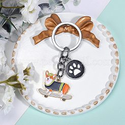 Alloy Enamel Keychains&nbsp;KEYC-SW00007-02