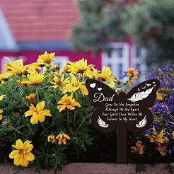 Acrylic Garden Stake&nbsp;AJEW-WH0364-012