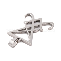 Non-Tarnish 304 Stainless Steel Pendants&nbsp;STAS-K283-07P