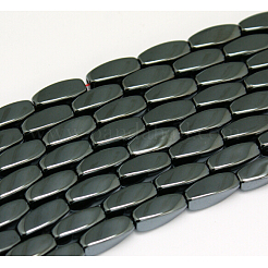 Grade AA Magnetic Synthetic Hematite Twist Bead Strands&nbsp;G-G644-D-09