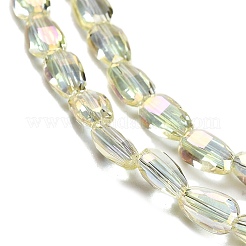 Electroplate Glass Beads Strands&nbsp;EGLA-P064-01B-FR01
