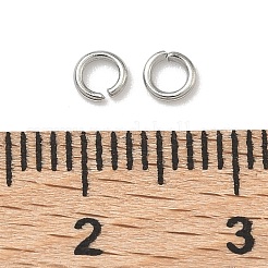 Tarnish Resistant 304 Stainless Steel Open Jump Rings&nbsp;STAS-Q186-02-3.5x0.7mm