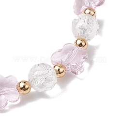 Glass Beads Stretch Bracelets&nbsp;BJEW-JB11414-01