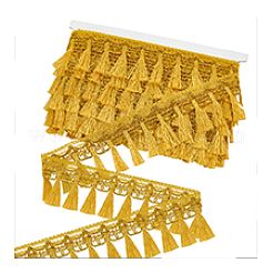 14 Yards Polyester Tassel Lace Ribbons&nbsp;OCOR-PH0004-32