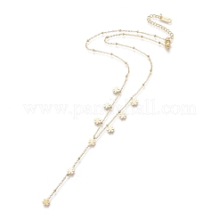304 Stainless Steel Pendant Necklaces&nbsp;X-NJEW-K120-15G