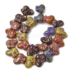 Painted Glass Beads Strands&nbsp;GLAA-Z021-11A