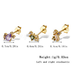 Elegant S925 Silver Earrings with Diamonds&nbsp;KH6473-7