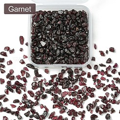 70G Natural Garnet Chip Beads&nbsp;G-YW0001-66