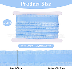 10 Yards Polyester Ruffled Lace Ribbon&nbsp;DIY-CY0001-23A