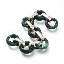 Transparent Acrylic Handmade Cable Chain&nbsp;AJEW-JB00547-04