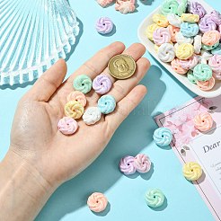 160Pcs 8 Colors Opaque Acrylic Beads&nbsp;PACR-CJ0001-44