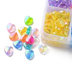 320Pcs 8 Style Transparent Acrylic Beads&nbsp;TACR-YW0001-65