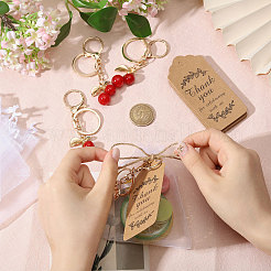 Zinc Alloy Resin Cherry Keychains&nbsp;KEYC-GL0001-18