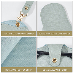 1Pc Imitation Leather Glasses Cases&nbsp;AJEW-CN0006-11B