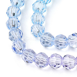 Transparent Glass Beads Strands&nbsp;GLAA-E036-07Q
