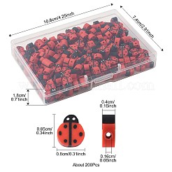 200Pcs Handmade Polymer Clay Beads&nbsp;CLAY-FS0001-41