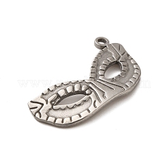 304 Stainless Steel Pendants&nbsp;STAS-G344-08P