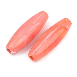 Opaque Acrylic European Beads&nbsp;OACR-G064-08A