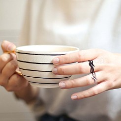 2Pcs 2 Color Alloy Snake Open Cuff Rings Set for Women&nbsp;JR933A