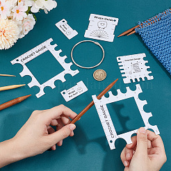 8Pcs PVC Sewing Rulers&nbsp;DIY-NB0012-39