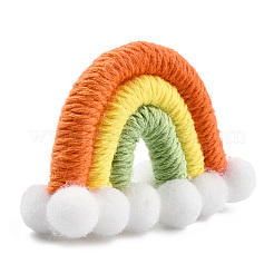 Polycotton(Polyester Cotton) Woven Rainbow Wall Hanging&nbsp;FIND-T035-16I