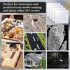 4 Sheets ABS Plastic Mould Plates&nbsp;DIY-OC0015-88A