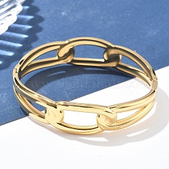 304 Stainless Steel Bangles&nbsp;AJEW-P127-05G