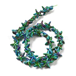 Synthetic Turquoise Dyed Beads Strands&nbsp;G-P507-04P