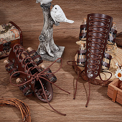 Imitation Leather Magician Potion Bottle Arm Guard&nbsp;AJEW-WH0080-11A